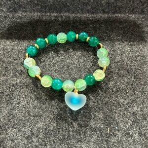 Heart Crystal Beads Bracelet